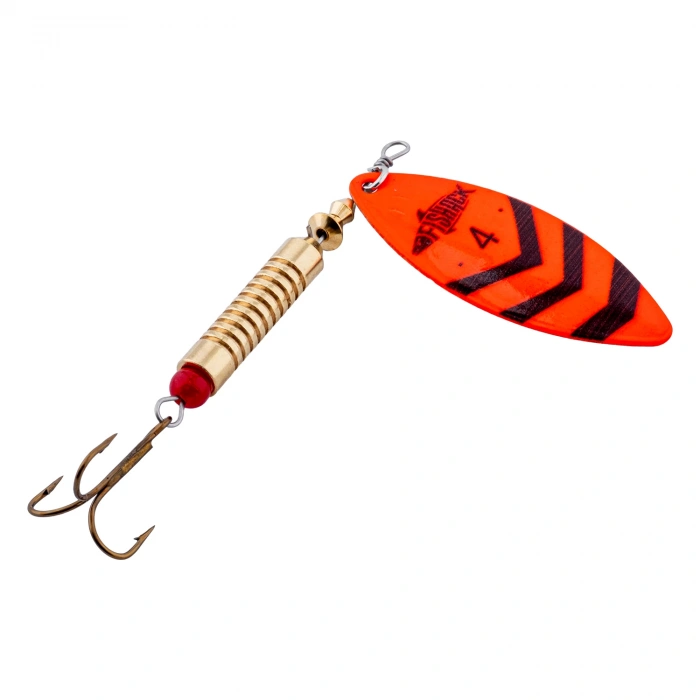 Uyguna-Yakala  Alabalık/Turna/Levrek Olta Kaşığı Döner Kaşık Turuncu-12g -KAS.755