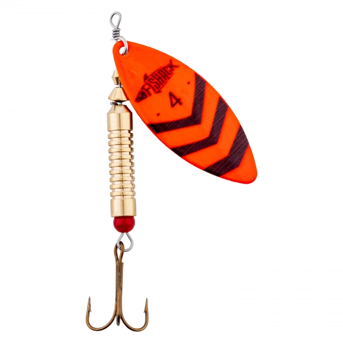 Uyguna-Yakala  Alabalık/Turna/Levrek Olta Kaşığı Döner Kaşık Turuncu-12g -KAS.755