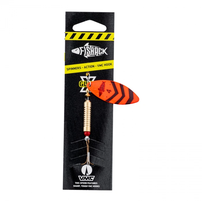 Uyguna-Yakala  Alabalık/Turna/Levrek Olta Kaşığı Döner Kaşık Turuncu-12g -KAS.755