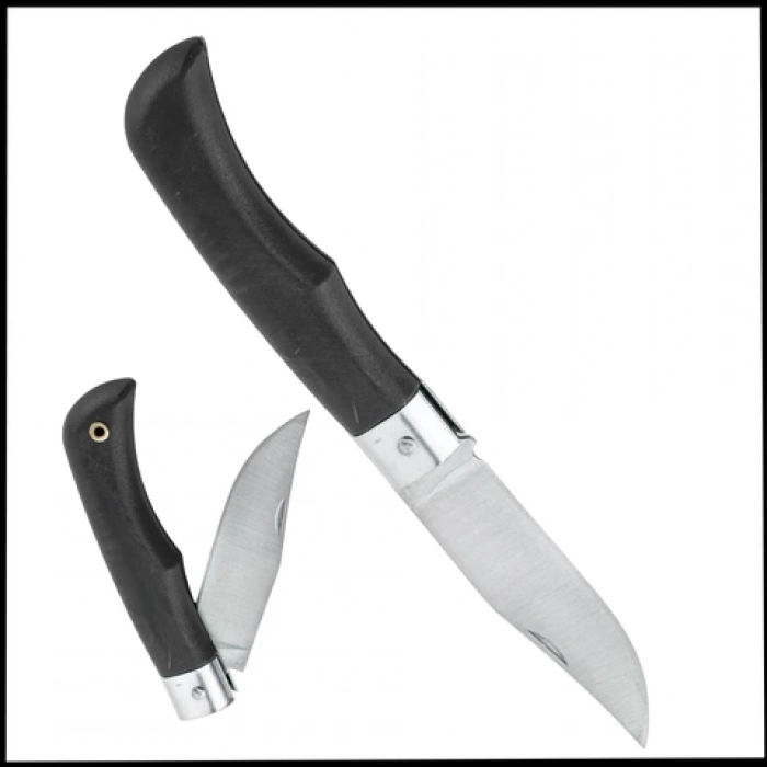 Uyguna-Yakala El Yapımı - Siyah Katlanır Cep Çakısı - CAK.583