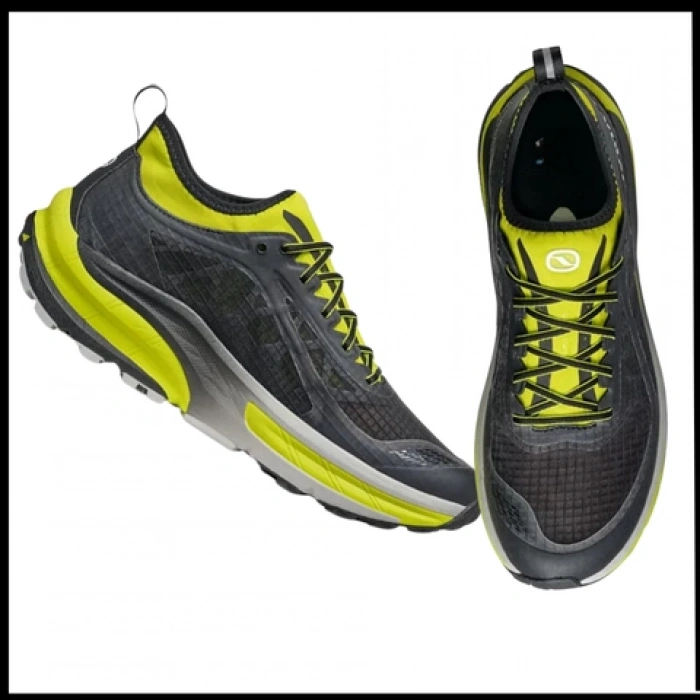 Uyguna-Yakala Erkek Koşu Ayakkabısı Black-Lime-351-BL