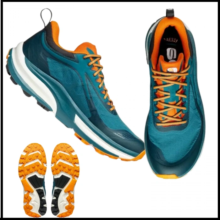 Uyguna-Yakala  Erkek Koşu Ayakkabısı Petrol-Orange-201-PO