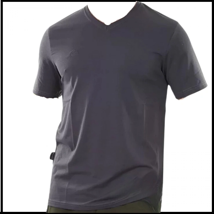 Uyguna-Yakala Erkek T-Shirt Antrasit-600615