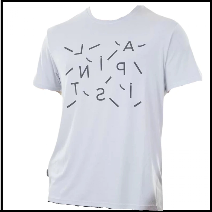 Uyguna-Yakala Erkek T-Shirt Beyaz-612-B