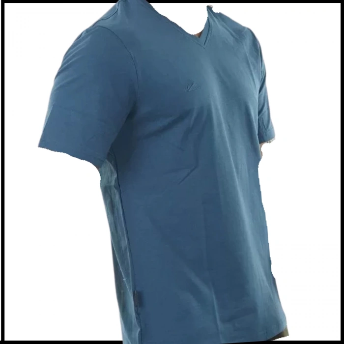 Uyguna-Yakala Erkek T-Shirt İndigo-615-I