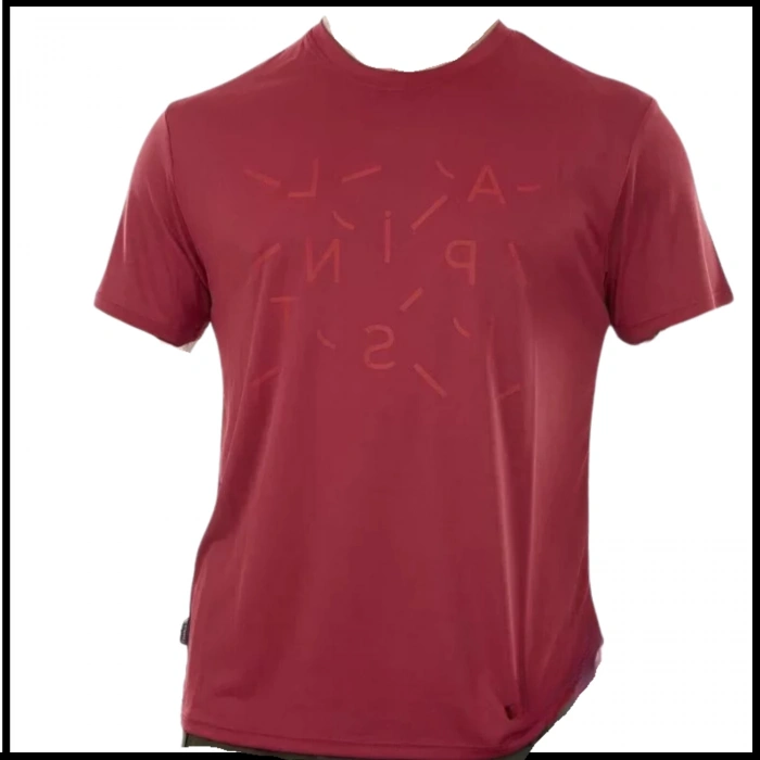 Uyguna-Yakala Erkek T-Shirt Kırmızı-600612