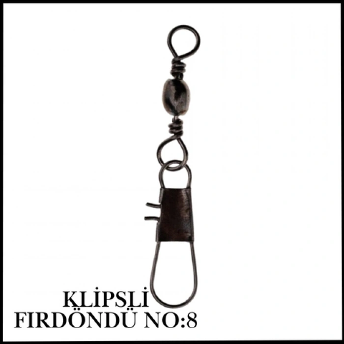 Uyguna-Yakala Füme  Klipsli Fırdöndü No:8-DN.032