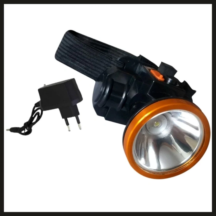 Uyguna-Yakala Gp-168 Gold Police Şarjlı Kafa Feneri-NER.378