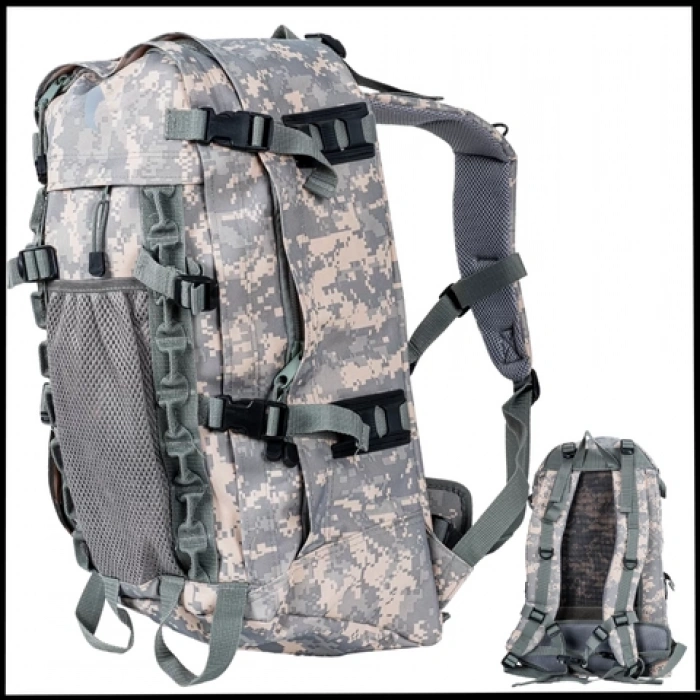 Uyguna-Yakala Gri Kamuflaj  Sırt Çantası 50 LT. - NTA.312