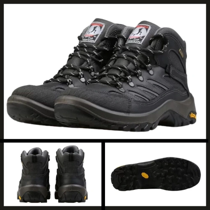 Uyguna-Yakala Grisport Siyah Trekking Bot (11495d37t)