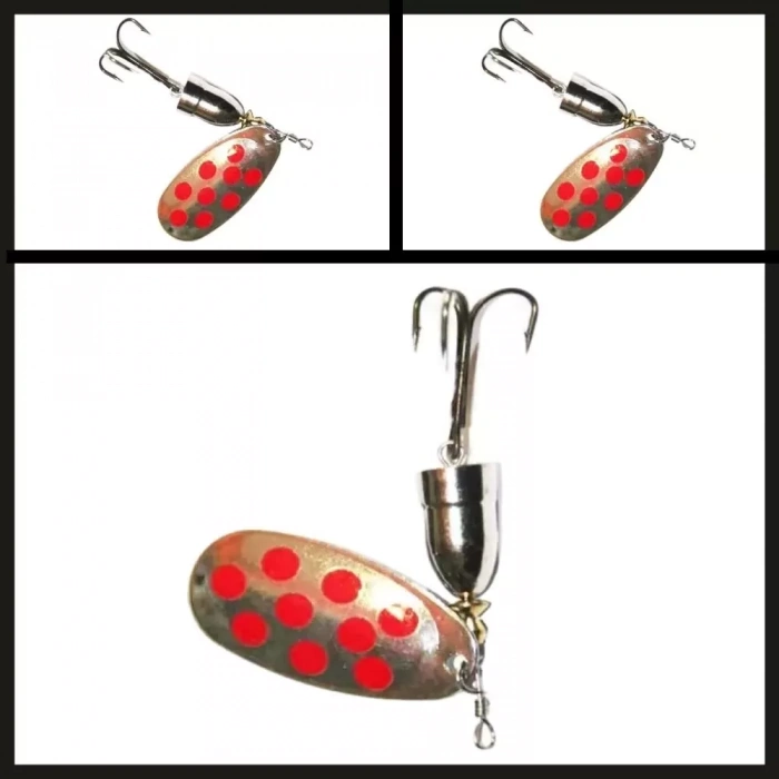 Uyguna-Yakala Gümüş-kırmızı No:2 Kaşık-KAŞ.366