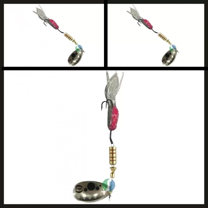 Uyguna-Yakala Gümüş/siyah Yemli No:2 390132 Ilba Tondo Bubble-KAŞ.191