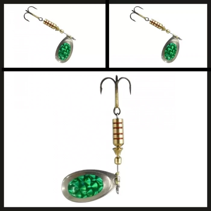 Uyguna-Yakala Gümüş/yeşil No:3 30183 Ilba Tondo Alpha-KAŞ.241