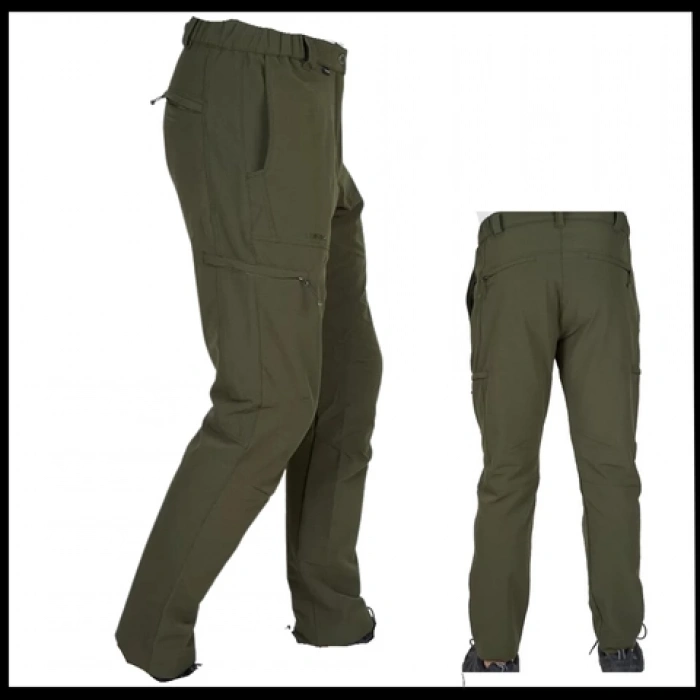 Uyguna-Yakala Haki Pantolon - Nefes Alabilir Esnek Kumaş-801-H