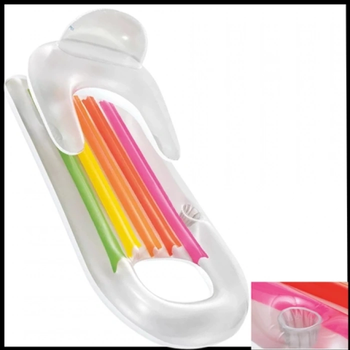 Uyguna-Yakala Deniz&Havuz Yatağı Gümüş Bardaklı Şişme Sultan-TAK.071