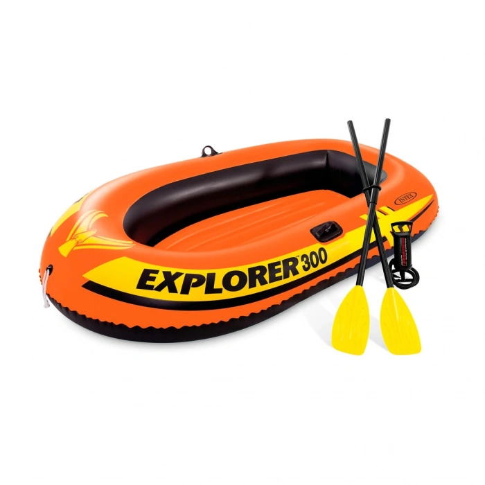 Uyguna-Yakala Intex Explorer 300 Şişme Bot Set 211*117*41 (58332)