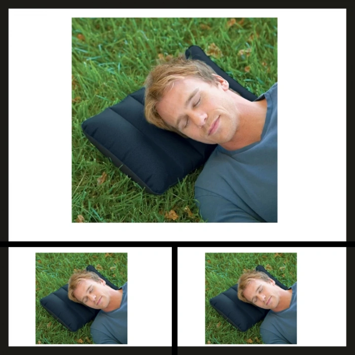 Uyguna-Yakala 43x28x9 cm (68672) Intex Kadife Şişme Minder-yastık-TAK.051