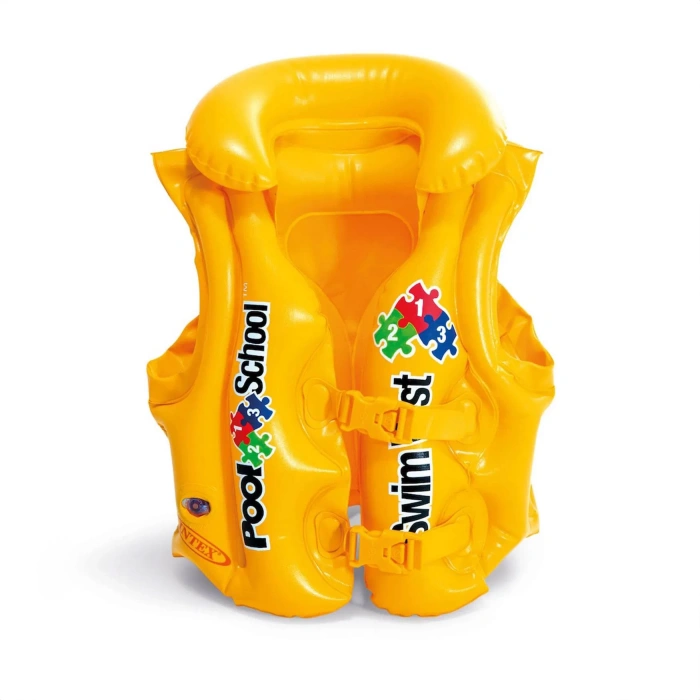 Uyguna-Yakala Intex Yakalı Çocuk Can Yeleği Sarı (58660)