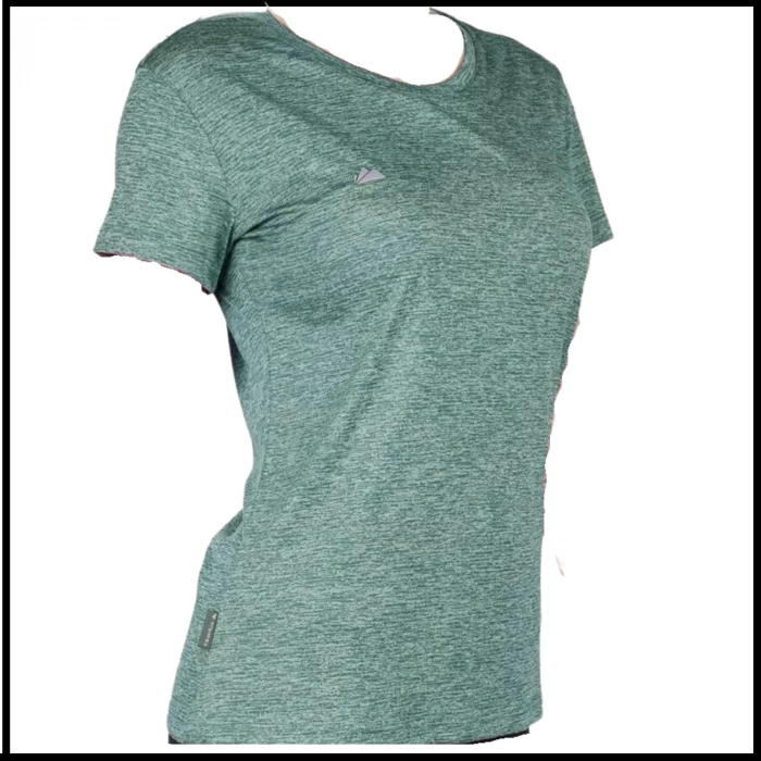 Uyguna-Yakala Kadın T-Shirt Yeşil-600800