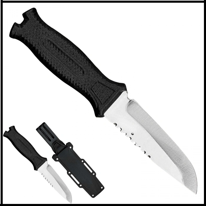 Uyguna-Yakala Kamp Bıçağı Polimer Kılıflı Av-BIC.011