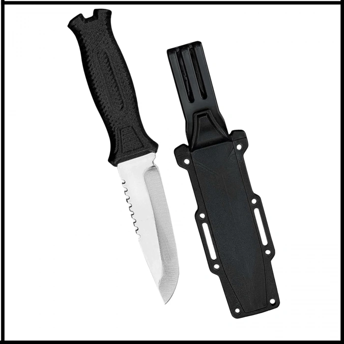 Uyguna-Yakala Kamp Bıçağı Polimer Kılıflı Av-BIC.011