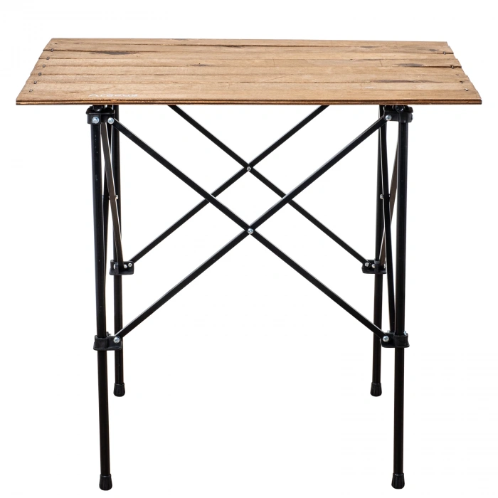 Uyguna-Yakala Katlanabilir Ahşap Kamp ve Piknik Masası - Akordion - (54023)