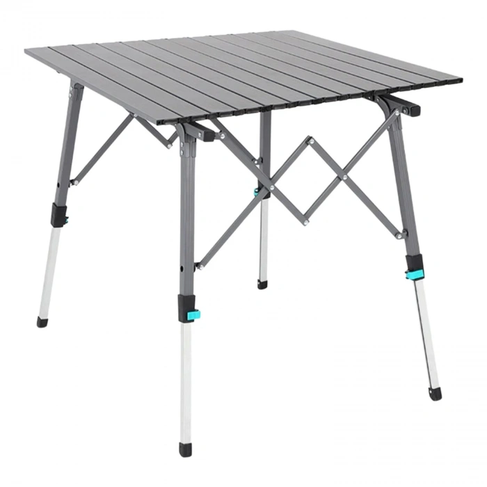 Uyguna-Yakala Katlanabilir Alüminyum Kamp Masası - Akordion - Madfox Skylite - Siyah - 546249
