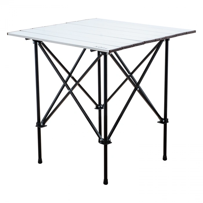 Uyguna-Yakala Katlanabilir Alüminyum Kamp ve Piknik Masası - Akordion - Silver - (54024)