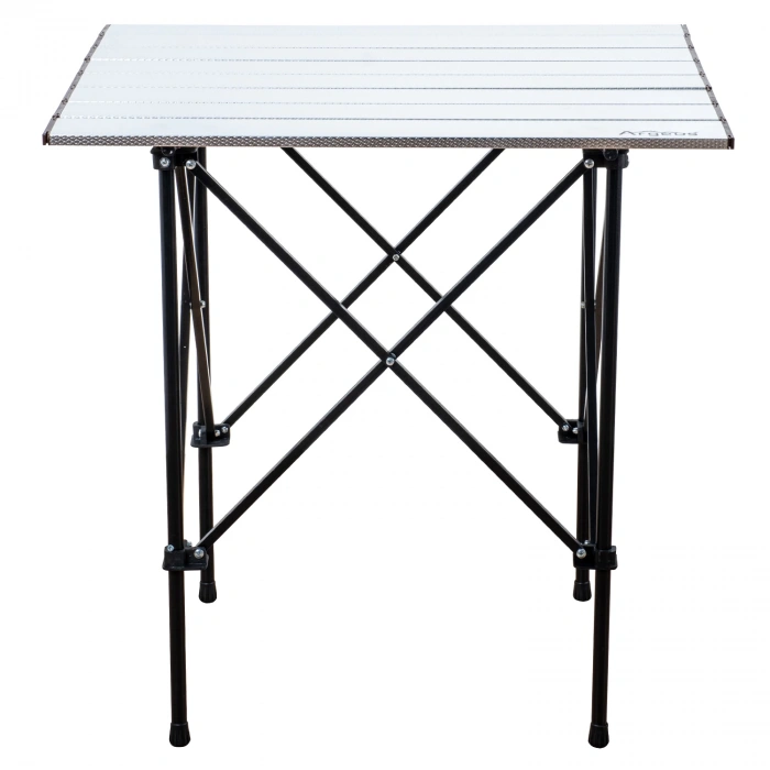 Uyguna-Yakala Katlanabilir Alüminyum Kamp ve Piknik Masası - Akordion - Silver - (54024)