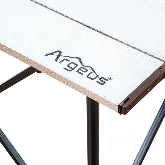 Uyguna-Yakala Katlanabilir Alüminyum Kamp ve Piknik Masası - Akordion - Silver - (54024)