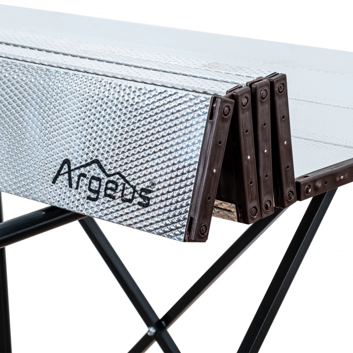 Uyguna-Yakala Katlanabilir Alüminyum Kamp ve Piknik Masası - Akordion - Silver - (54024)