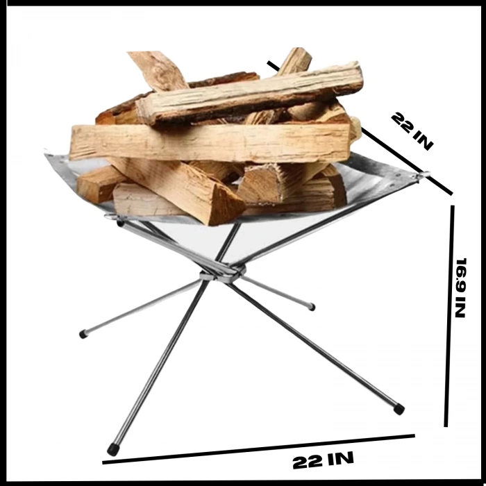 Uyguna-Yakala Katlanabilir Ateş Sehpası -MLZ.357