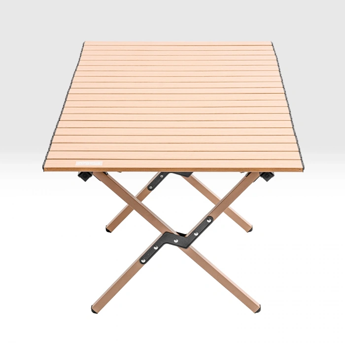 Uyguna-Yakala Katlanabilir Kamp Masası - 6/8 Kişilik - Timber - Taşıma Çantalı