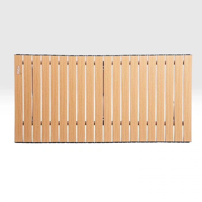 Uyguna-Yakala Katlanabilir Kamp Masası - 6/8 Kişilik - Timber - Taşıma Çantalı