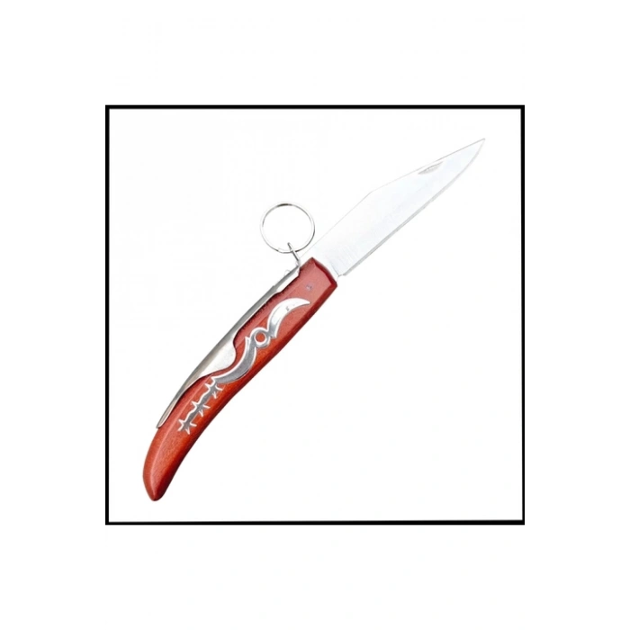 Uyguna-Yakala Katlanır Cep Çakısı - Ahşap Saplı - CAK.625