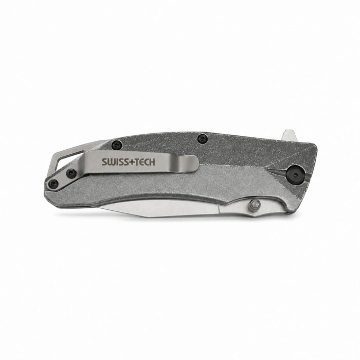 Uyguna-Yakala Katlanır Cep Çakısı - Swiss+Tech - ST014005
