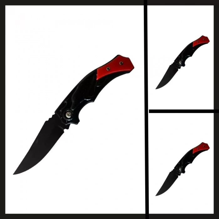 Uyguna-Yakala Kırmızı (3838) Savex İthal Cep Çakısı-CAK.438