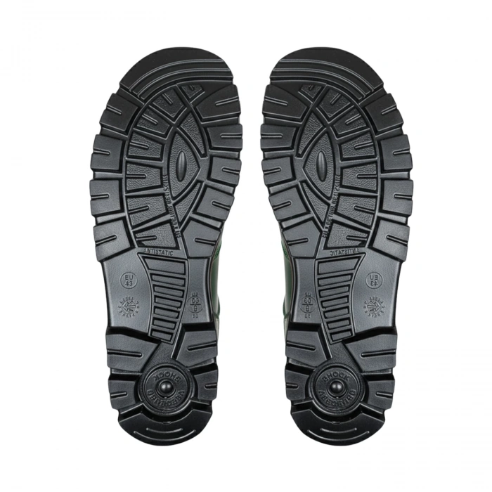 Uyguna-Yakala Konçlu PU Uzun Avcı Çizmesi - Su Geçirmez - Kaymaz Taban - Thermoking - Balıkçı Çiftçi Çizme