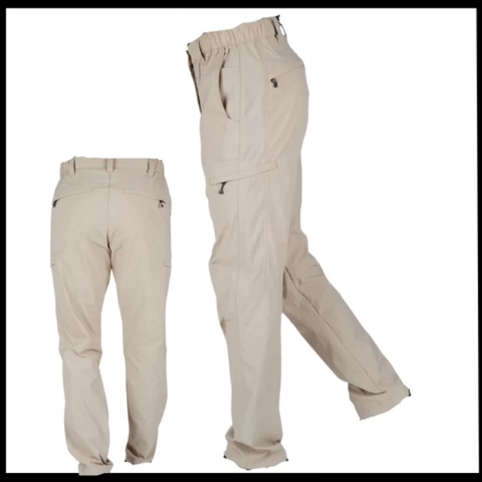 Uyguna-Yakala Kum Pantolon - Su İtici Kumaş - Kargo Cepli - 601-SD