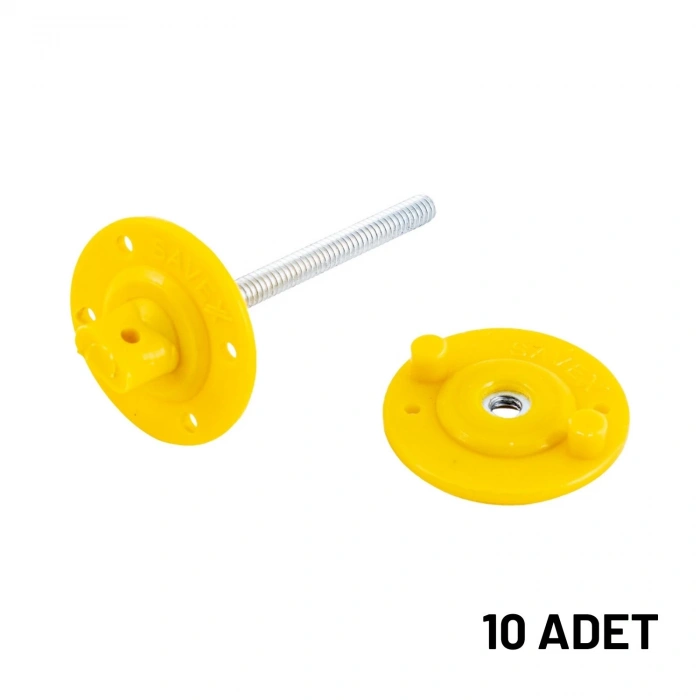 Uyguna-Yakala Küspe Aparatı - Vida & Somun - Küspeli Dip Takımı Aparatı 10lu