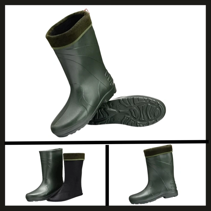 Uyguna-Yakala Unisex Haki Eva Çizme -ZME.054