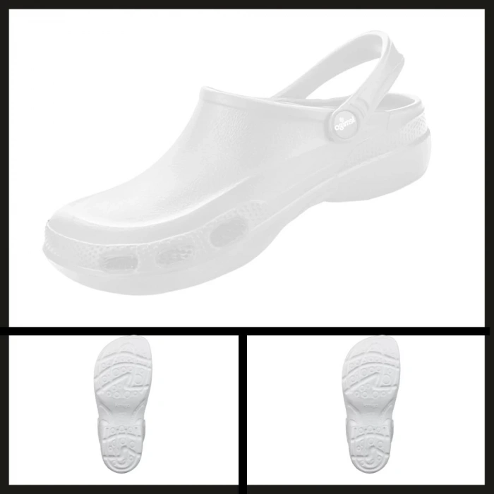 Uyguna-Yakala Beyaz Eva Doctor Terlik-TER.101