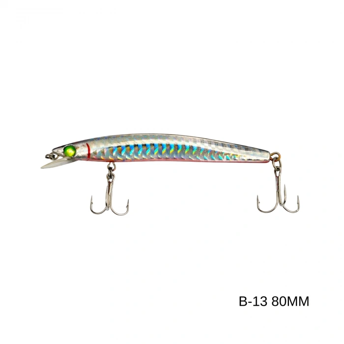 Uyguna-Yakala Maket Balık - Kurşun Arkası Rapala - 8cm 5gr - Sea Bose B-13