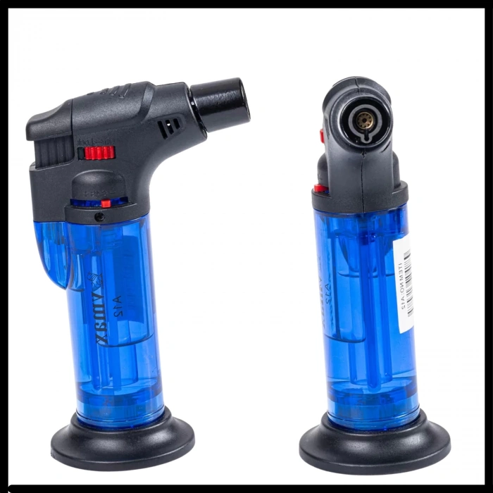 Uyguna-Yakala Mavi Metal Başlıklı Doldurulabilir Pürmüz Çakmak-YKT.213