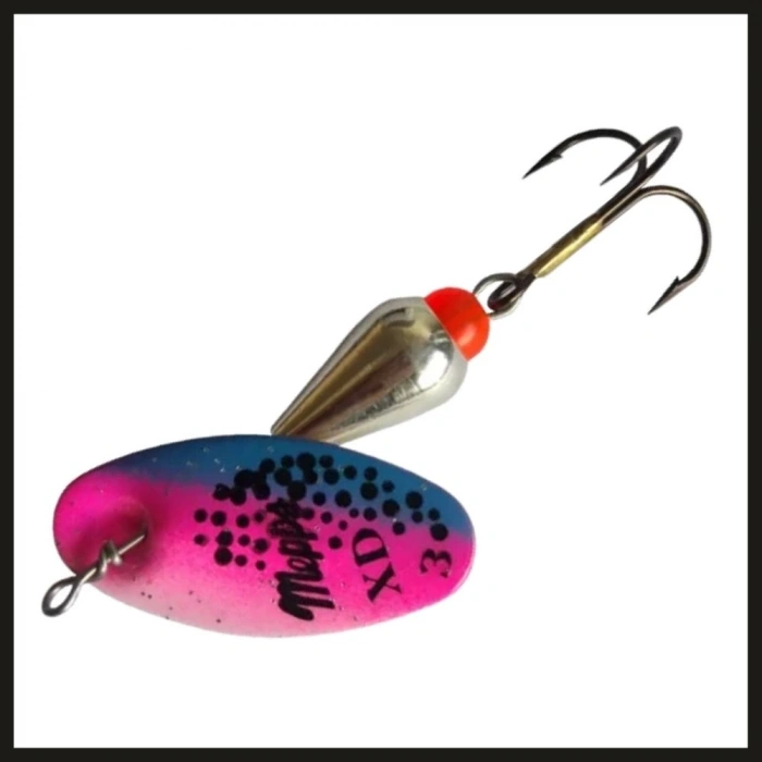 Uyguna-Yakala Gümüş/gökkuşağı No:3 Mepps Xd-KAŞ.338