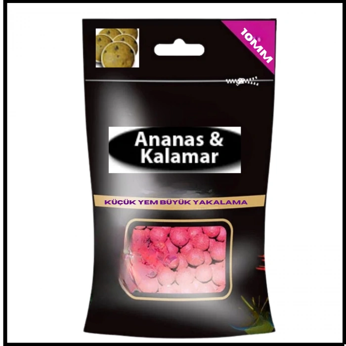 Uyguna-Yakala Mini 10 Mm Ananaslı Kalamar-OOM.011