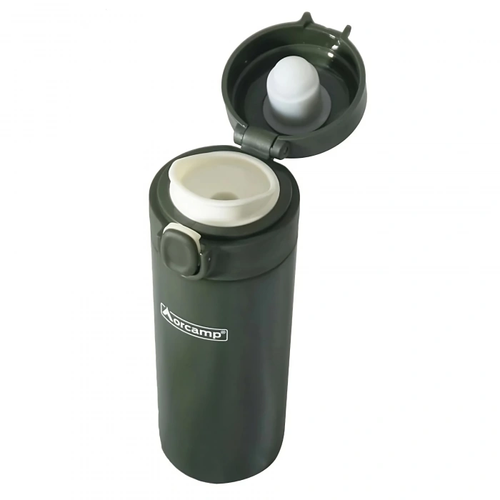 Uyguna-Yakala Mug Termos 420 ml - Orcamp - Yeşil (OUT-5150)