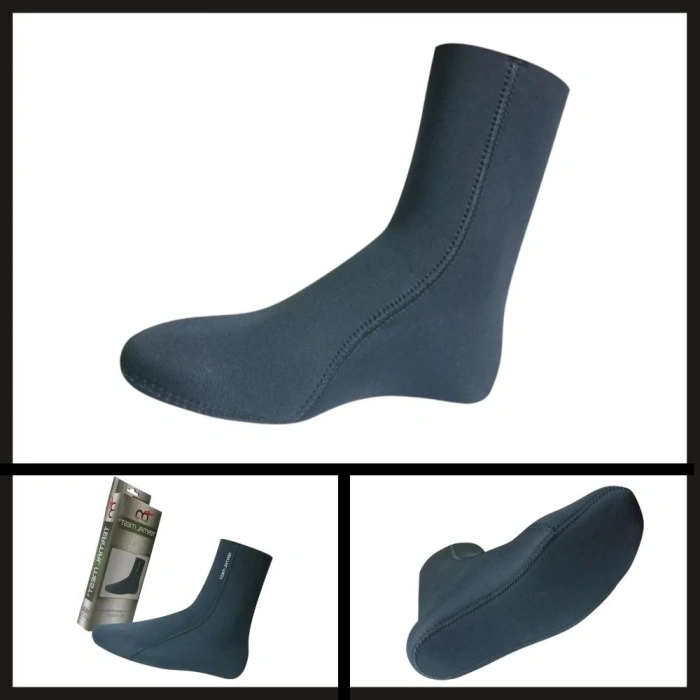 Uyguna-Yakala Siyah Xl 44-45 Neopren Termal Mest Çorap-MLZ.106