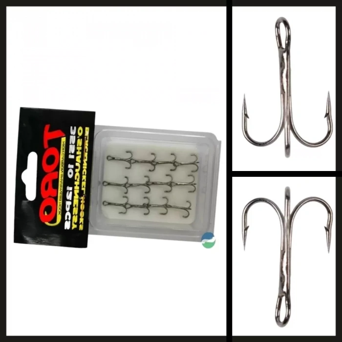 Uyguna-Yakala No: 3/0 (6lı) 3551 Protackle Üçlü Nikel İğne-İĞN.481