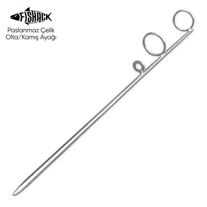 Uyguna-Yakala Olta Kamış Ayağı - Paslanmaz Çelik - Fishack - Galvaniz Kaplamalı